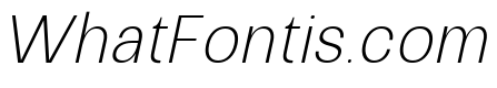 Raftile Thin Italic
