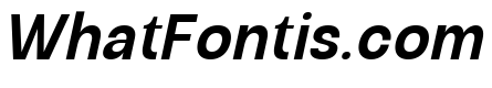 Raftile Semi Bold Italic