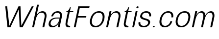 Raftile Extra Light Italic