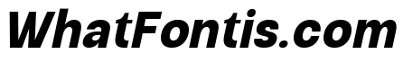 Raftile Extra Bold Italic