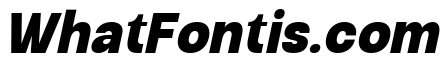 Raftile Black Italic