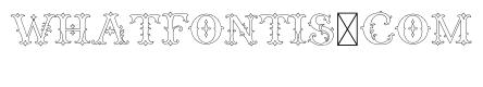 Ornamental Monogram Outline