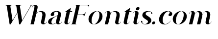 Nostalgia Typeface Italic