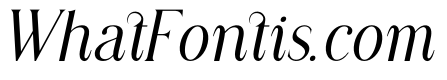 Modern Chic Refined Italic