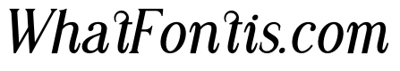 Modern Chic Refined Bold Italic