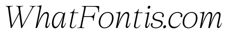 Cheroly Thin Italic