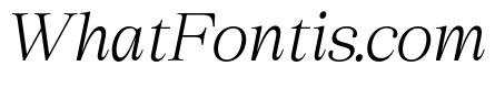 Cheroly Extra Light Italic