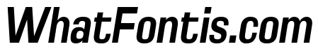 Braskion Bold Condensed Oblique