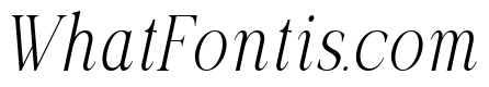 Actrist Stylish Thin Italic