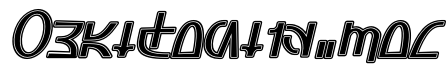 Aurebesh_Rodian Oblique Outline