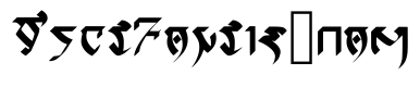 Daedriccalligraphy Regular