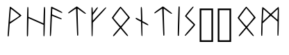 Elder Fuark Font Daanaa Regular