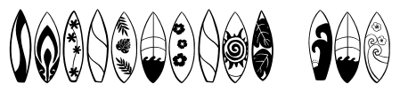 Summer surfboard