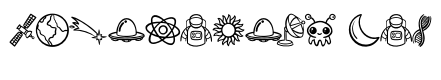 Outer space doodle