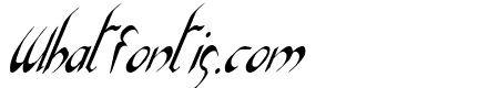 Xaphan II Condensed Italic