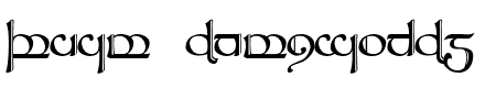 Tengwar Sindarin 2