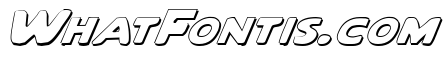 Quartermain Outline Italic