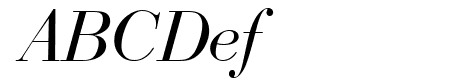 Bedini  Italic