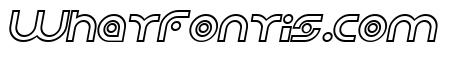Planetary Orbiter Outline Bold Italic