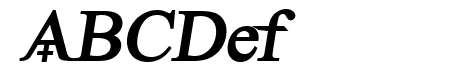 Denial2RegularBoldItalics