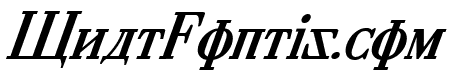 Cyberia Bold Italic