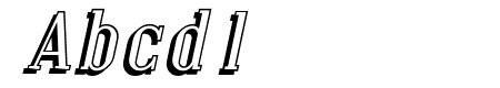 Covington Shadow Italic