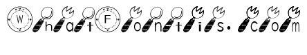 Tableware Font