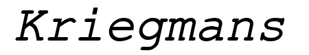 ER Kurier KOI-8 Italic