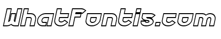 Futurex Phat Outline Italic