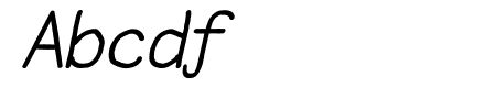 YOzFontC97 Italic
