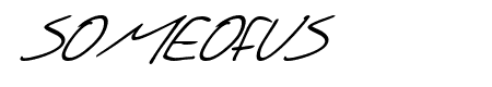 SF Scribbled Sans SC Italic