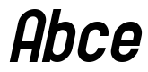 SF Eccentric Opus Bold Oblique