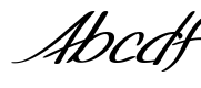 SF Foxboro Script Extended Italic