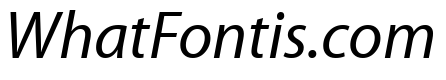 Myriad Apple MediumItalic
