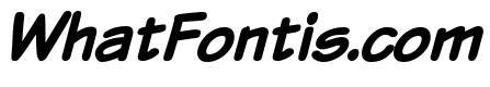 Komika Text Bold Italic