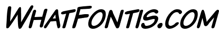 Komika Text Kaps Italic