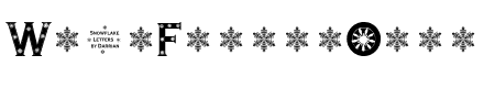 Snowflake Letters