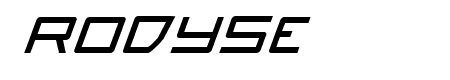 Quasitron Bold Italic