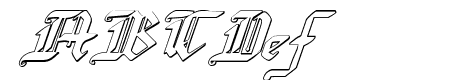 Redcoat Shadow Italic