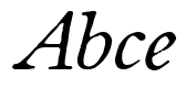 Oldstyle Italic HPLHS