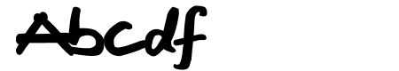 FAFERS True Type Handwriting Font