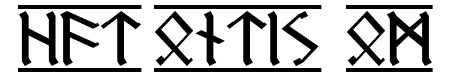 Germanic Runes 1