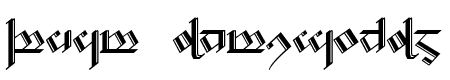 Tengwar Noldor 2