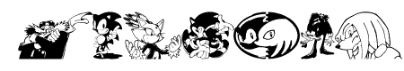 Sonic Mega Font