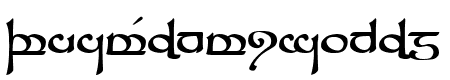 Tengwar Sindarin