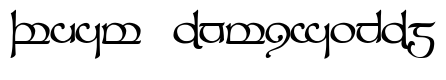 Tengwar Sindarin 1