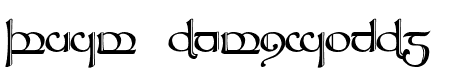 Tengwar Sindarin 2
