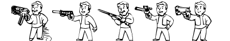 Pip Boy Weapons Dingbats