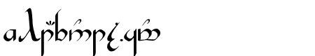 Tengwar Gandalf Medium