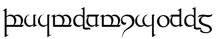 Tengwar Quenya 1